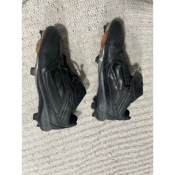 Nike Air Baseball Cleats Air Conversion Men's Size 9.5 Black 306943 001 00 - Picture 5 of 11